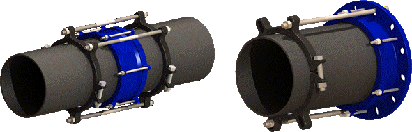 flanged pipe adapter